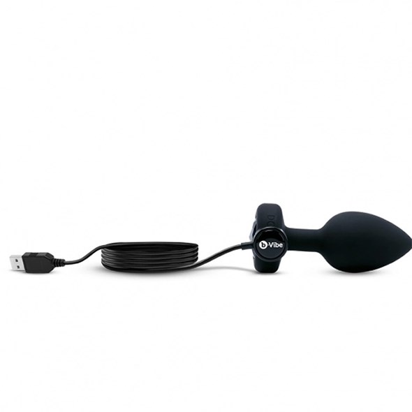VIBRATING JEWEL PLUG M/L - SORT