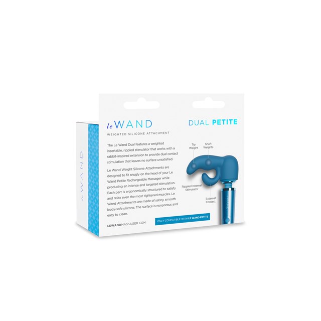 LE WAND - PETITE DUAL WEIGHTED SILIKONE HOVEDSTYKKE