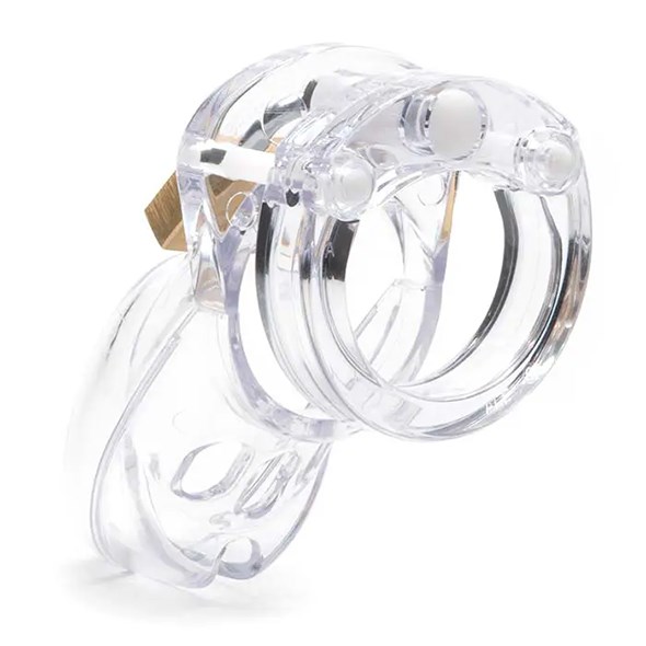 CB-X CB-3000 CHASTITY COCK CAGE TRANSPARENT 76 MM