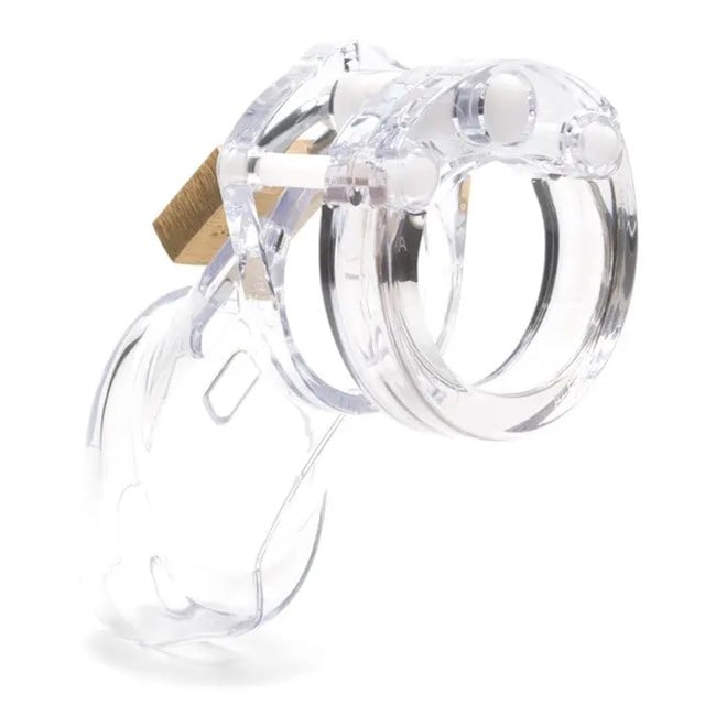 CB-X - CB-6000 CHASTITY COCK CAGE CLEAR 83 MM