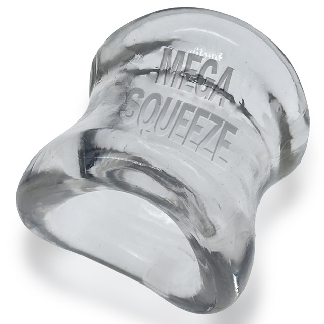 OXBALLS - MEGA SQUEEZE ERGOFIT BALLSTRETCHER CLEAR