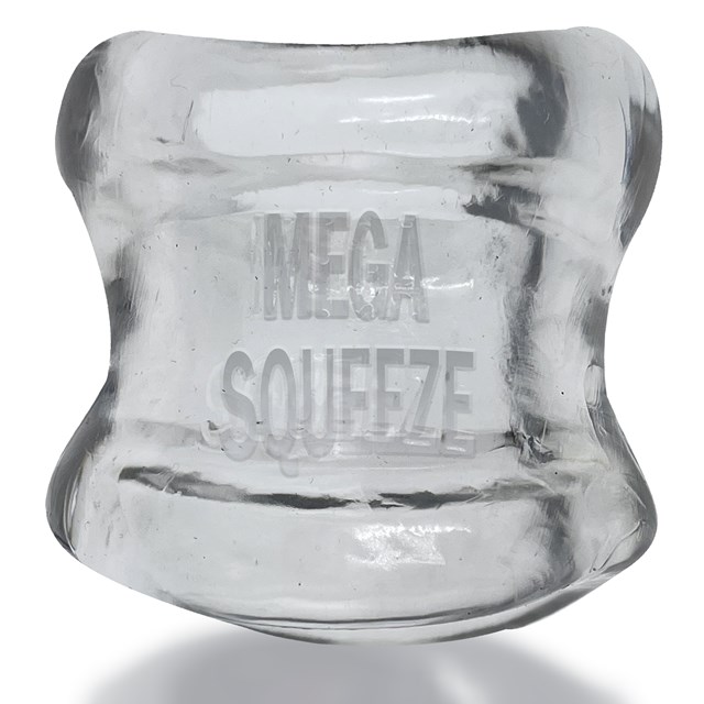 OXBALLS - MEGA SQUEEZE ERGOFIT BALLSTRETCHER CLEAR