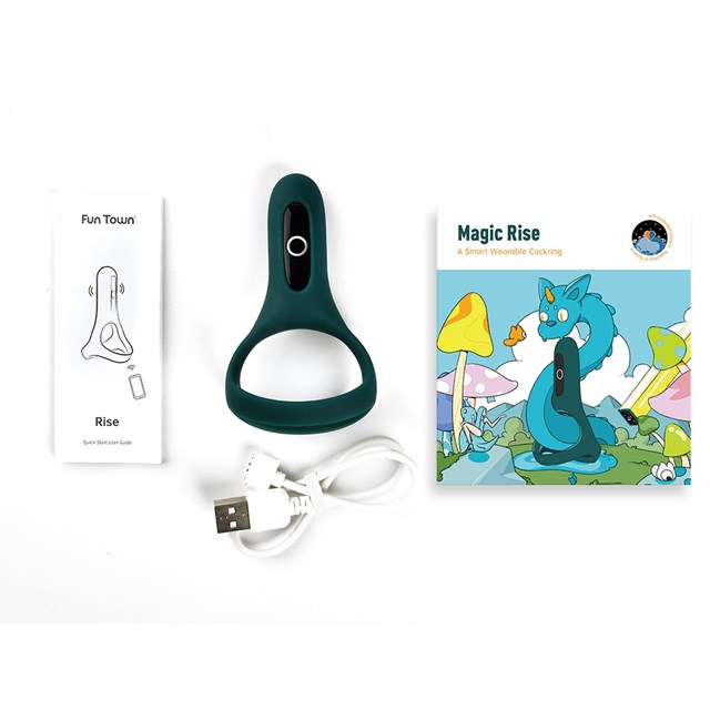 MAGIC RISE – SMART WEARABLE COCKRING – GRØN