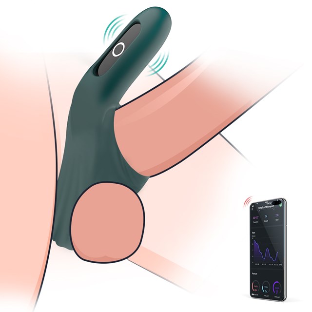 MAGIC RISE – SMART WEARABLE COCKRING – GRØN