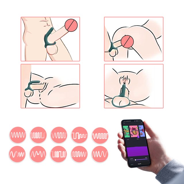 MAGIC RISE – SMART WEARABLE COCKRING – GRØN