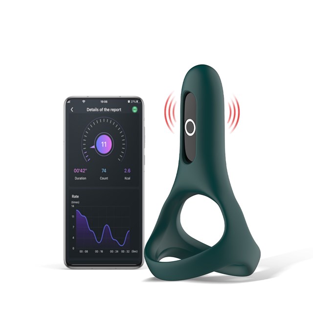 MAGIC RISE – SMART WEARABLE COCKRING – GRØN