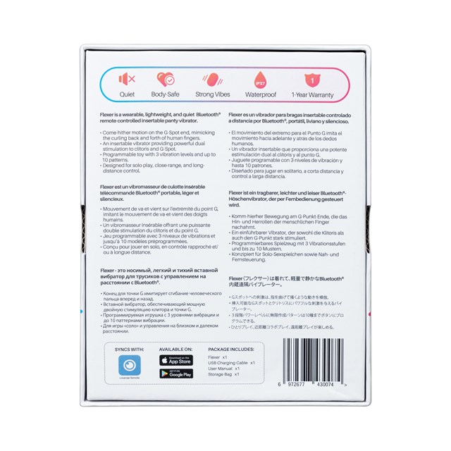 FLEXER INSERTABLE DUAL TRUSSEVIBRATOR - PINK