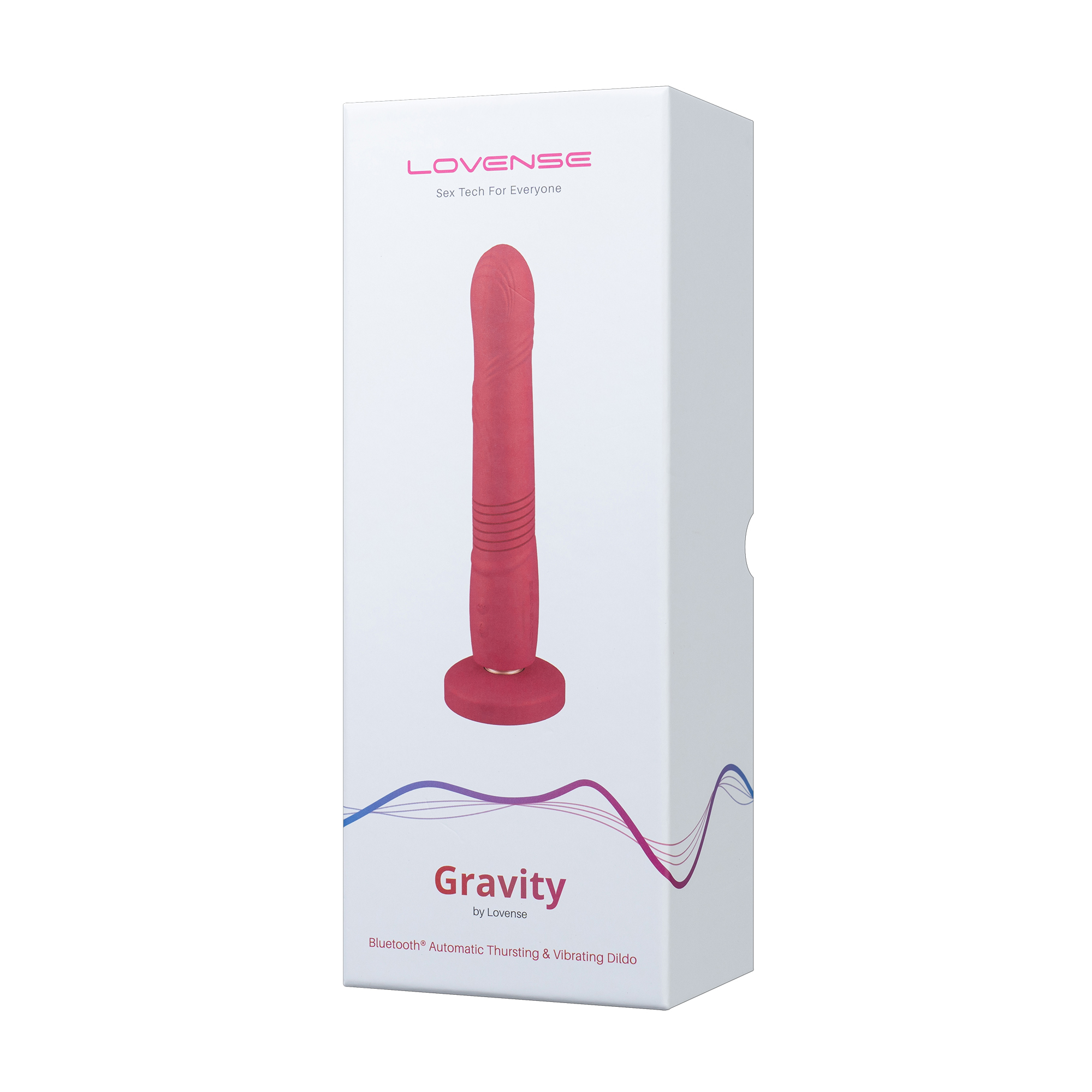 GRAVITY THRUSTING DILDO - Rød