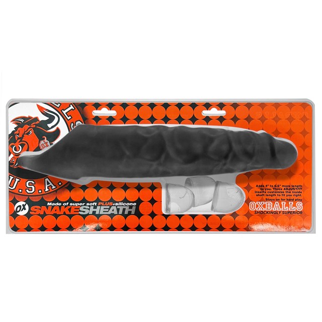 OXBALLS SNAKE DEEP-REACHER COCKSHEATH BLACK