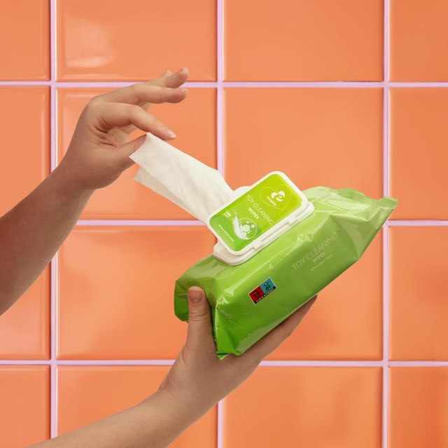 EasyGlide Toy Cleaning Wipes 100 renseservietter