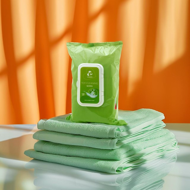 EasyGlide Toy Cleaning Wipes 100 renseservietter