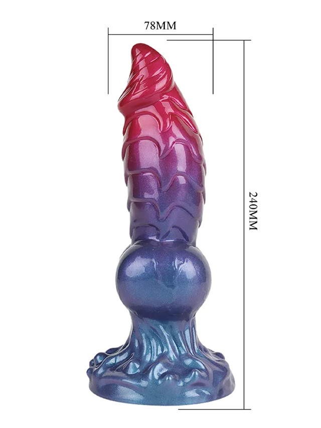 Eldritch Sentinel Rippled Monster Silicone Dildo 24 cm