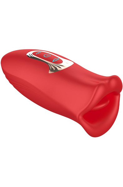 Ember Licking & Vibrating Mouth Shape Massager