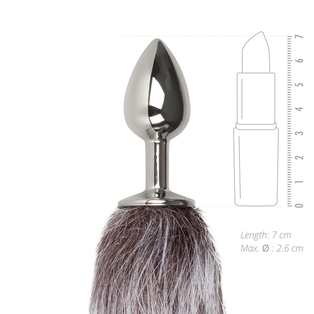 Fox Tail Plug No.5 -Silver