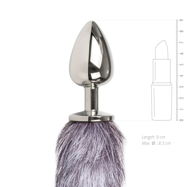 Fox Tail Plug No.4 -Silver