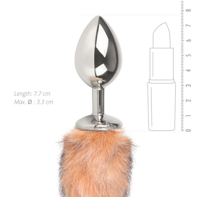 Fox Tail Plug No.3 -Silver