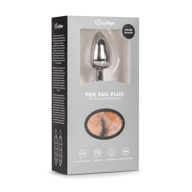 Fox Tail Plug No.3 -Silver