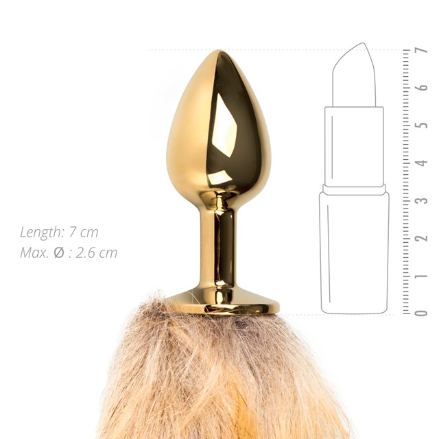 Fox Tail Plug No.1 -Gold