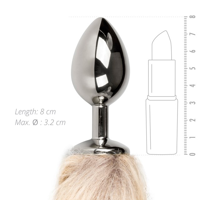 Fox Tail Plug No.2 -Silver