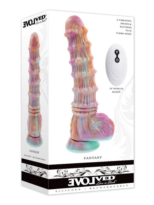 Evolved Vibrating Fantasy Dildo 27,6 cm