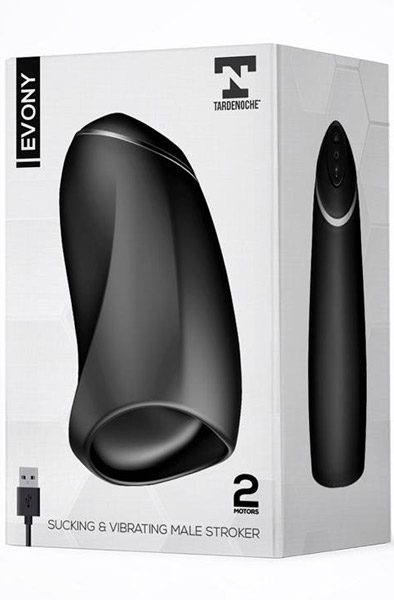 Evony Oral Sex Male Masturbator Suction & Vibration 2 Motors