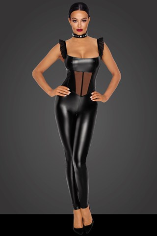 F256 Wetlook Jumpsuit