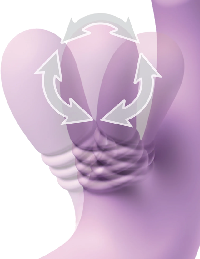 IntiMotion Flutter Pro Rabbit Vibrator