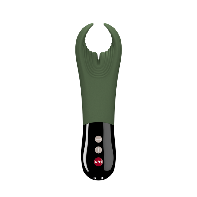 Manta: Vibrating Stroker - Moss Green