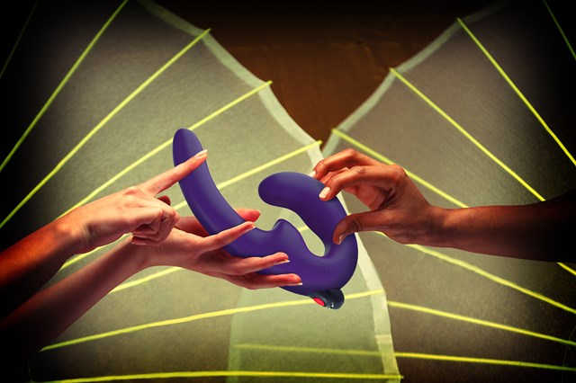 Share Vibe - Genopladelig Strapless Strap-on