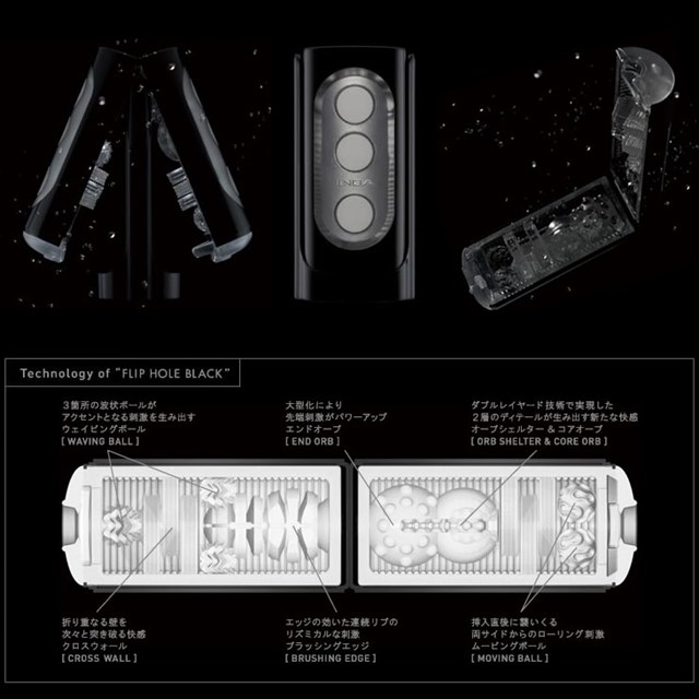 TENGA Flip Hole Black Edition