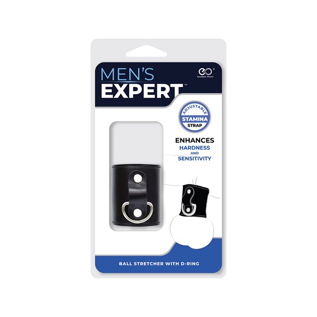 MENS EXPERT BALL STRETCHER WITH D-RING – SORT