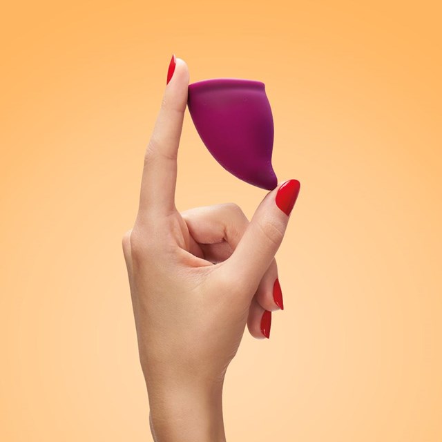 FUN CUP SIZE B - Menstruationskop - Lilla