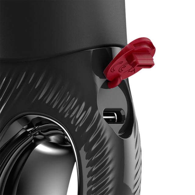 Manta Vibrating Masturbator Black