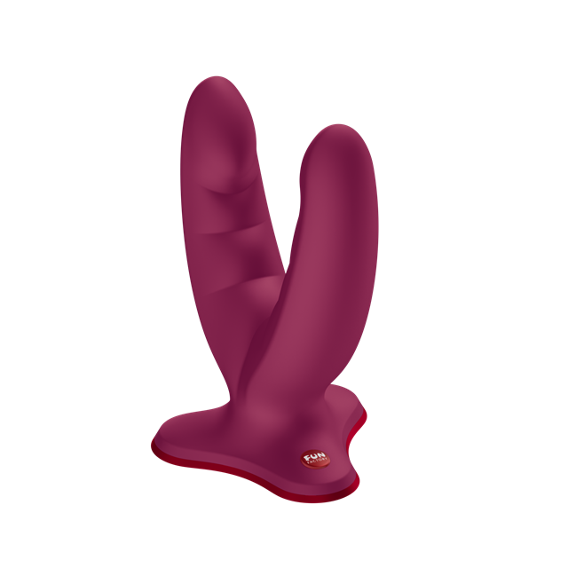 Ryde Double Dildo Wine Red
