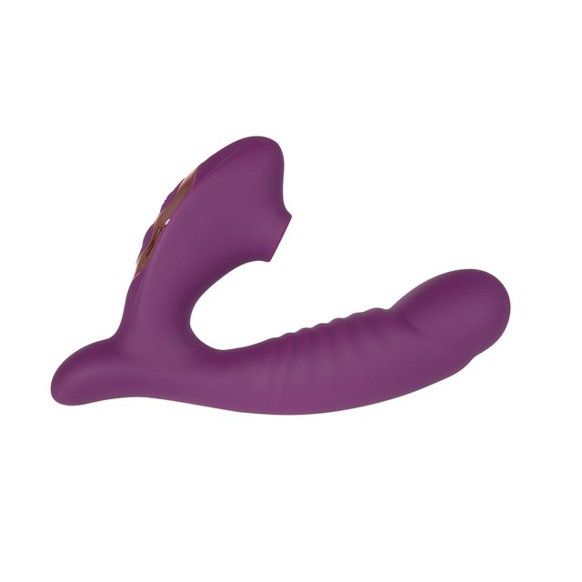 G-Lover 10 Vibe Modes with Clit Sucker - Purple