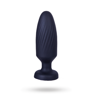 G-stuck Silicone Anal Plug Metallic Black