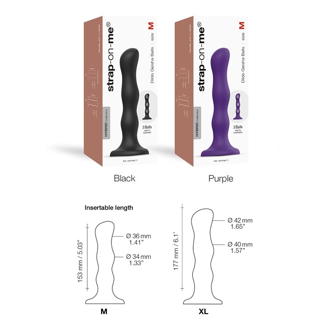DILDO GEISHA BALLS SORT - XL