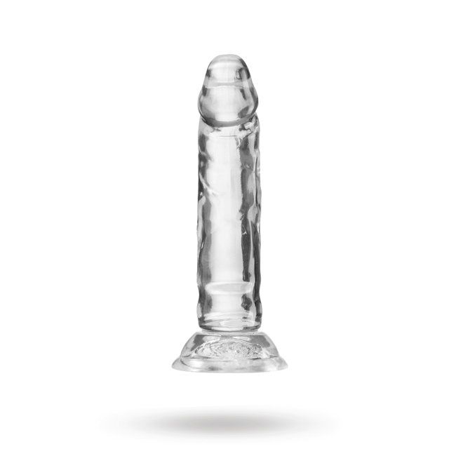 Gennemsigtig Buttplug 16 cm