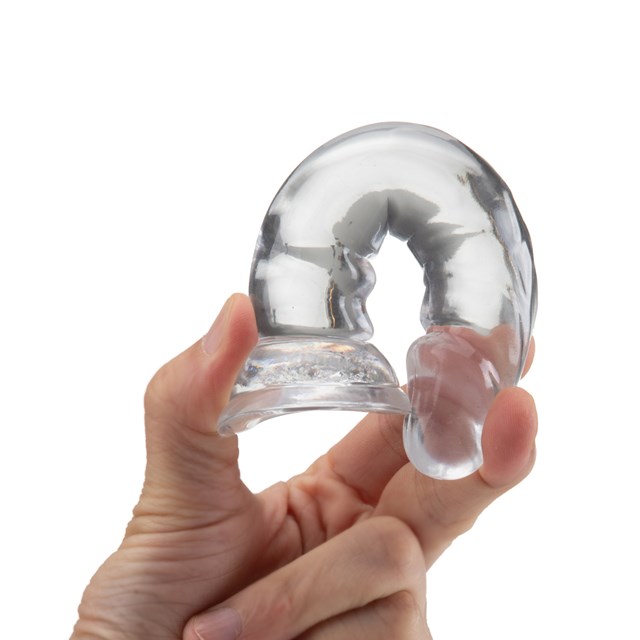 Gennemsigtig Buttplug 16 cm