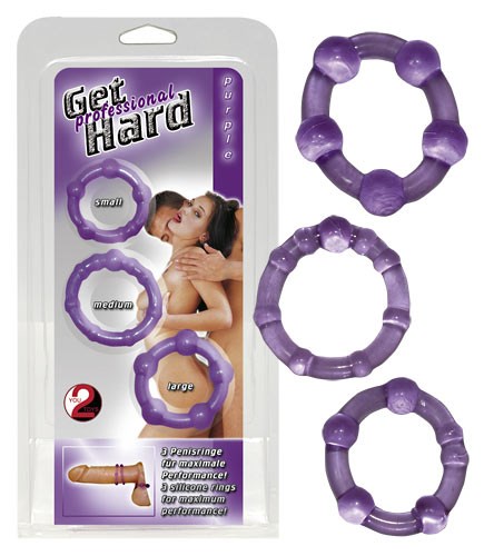 Cock Rings Get Hard (3-pack)