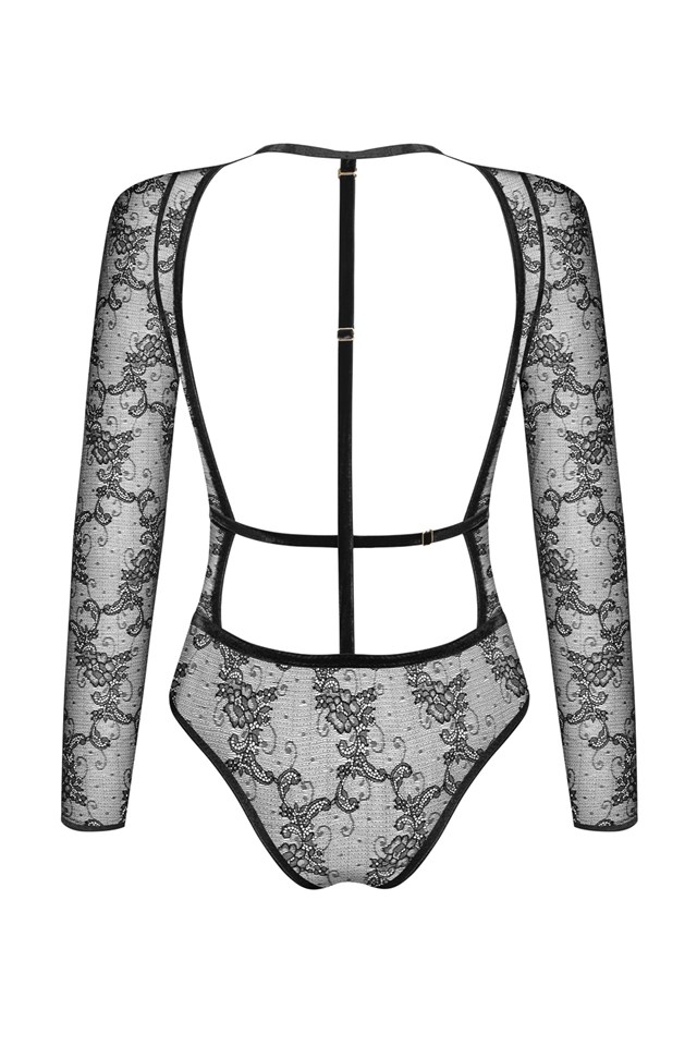 Smuk Bodystocking med Blonder
