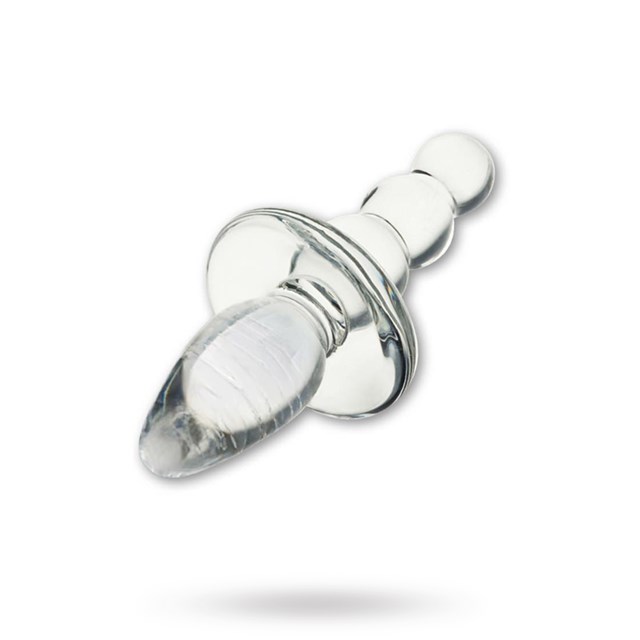 Titus Beaded Butt Plug Glas