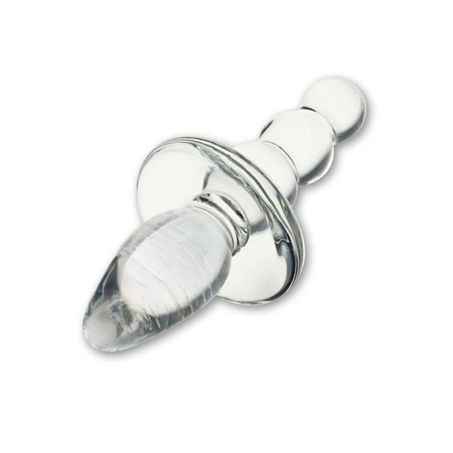 Titus Beaded Butt Plug Glas