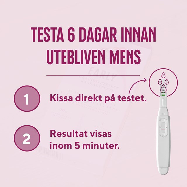 Graviditetstest - Test tidligt