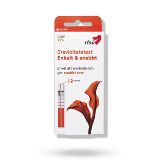 Graviditetstest 2 Testere - 2-pack