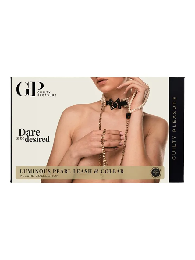 Luminious Pearl Leash & Collar