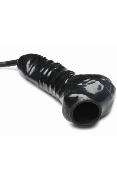 Guzzler Realistic Latex Penis Sleeve med Slange