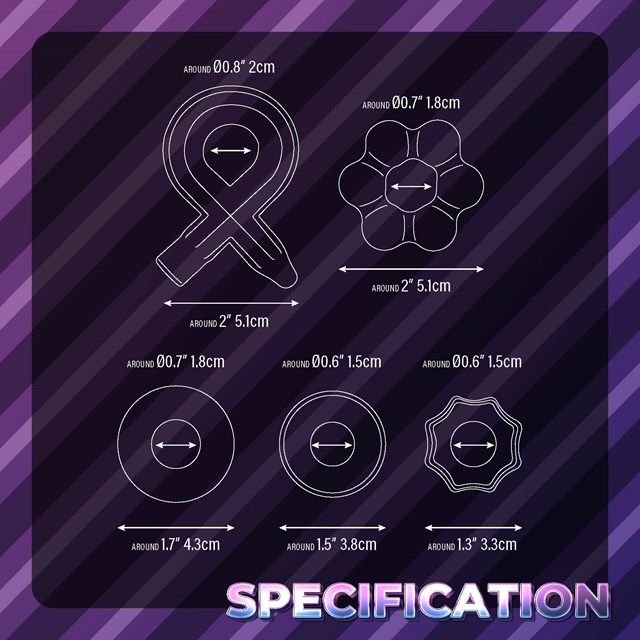 Hardcore Powerful Cock-Ring Set Blue