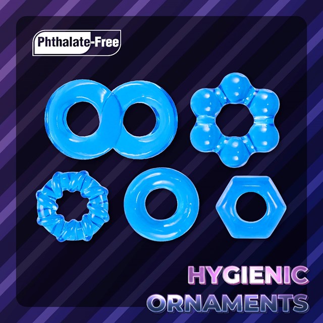 Hardcore Powerful Infinity C-Ring Set Blue