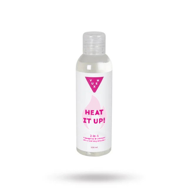 VUXEN HEAT IT UP! - VARMENDE MASSAGEGEL & GLIDECREME 150 ML